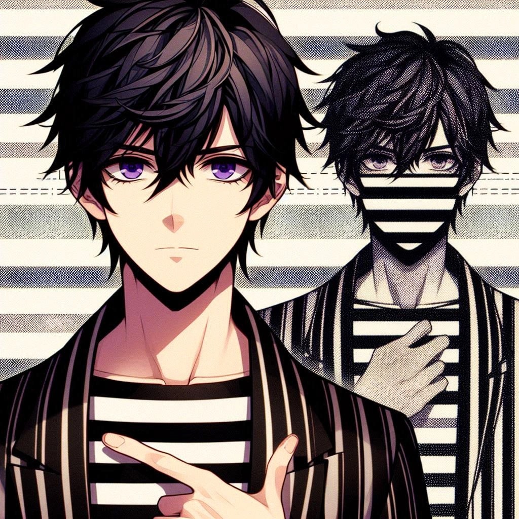 ボーダーな、黒髪短髪男性★その2(12枚)