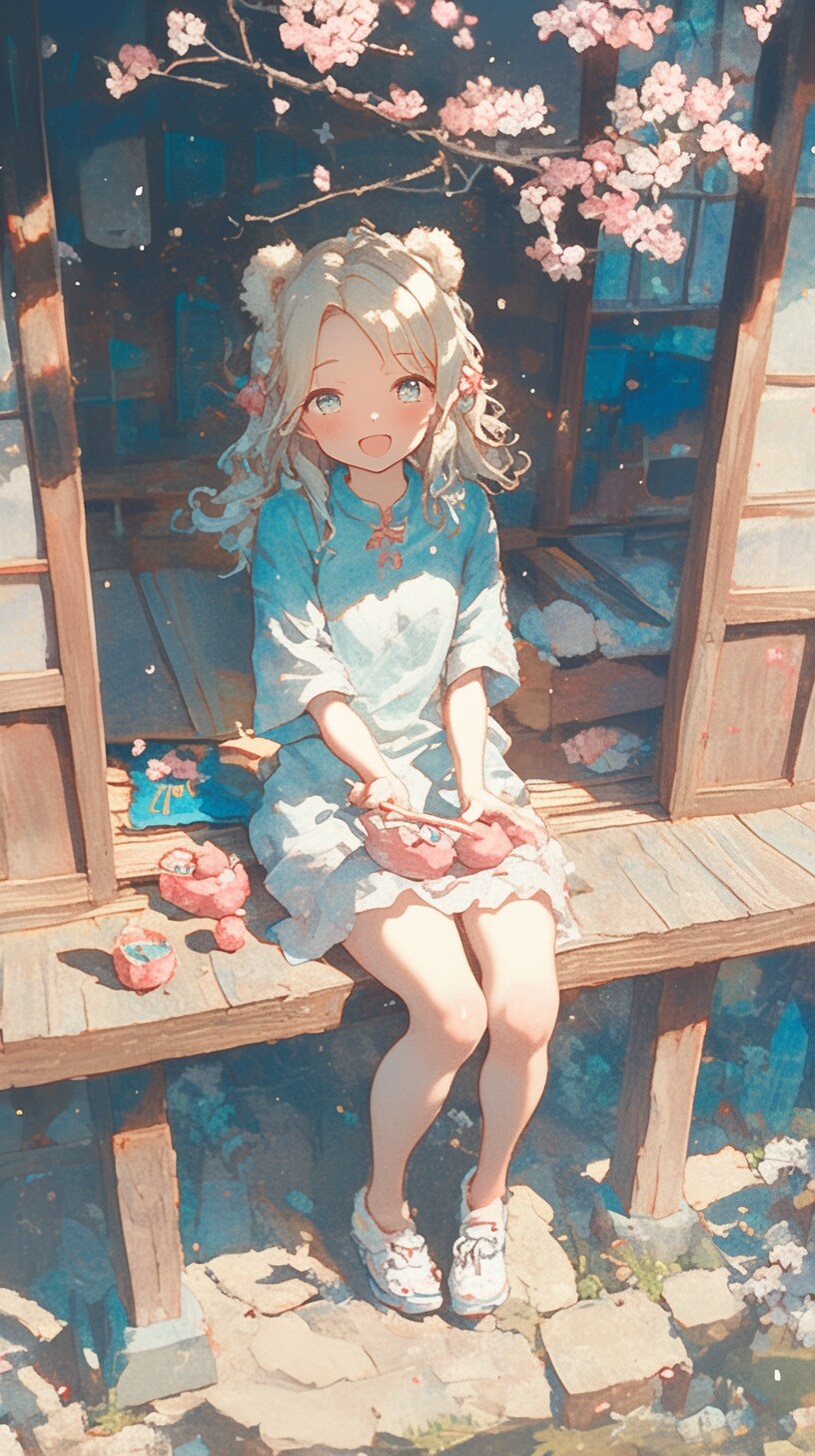 軒先のくま娘🐾 | の人気AIイラスト・グラビア