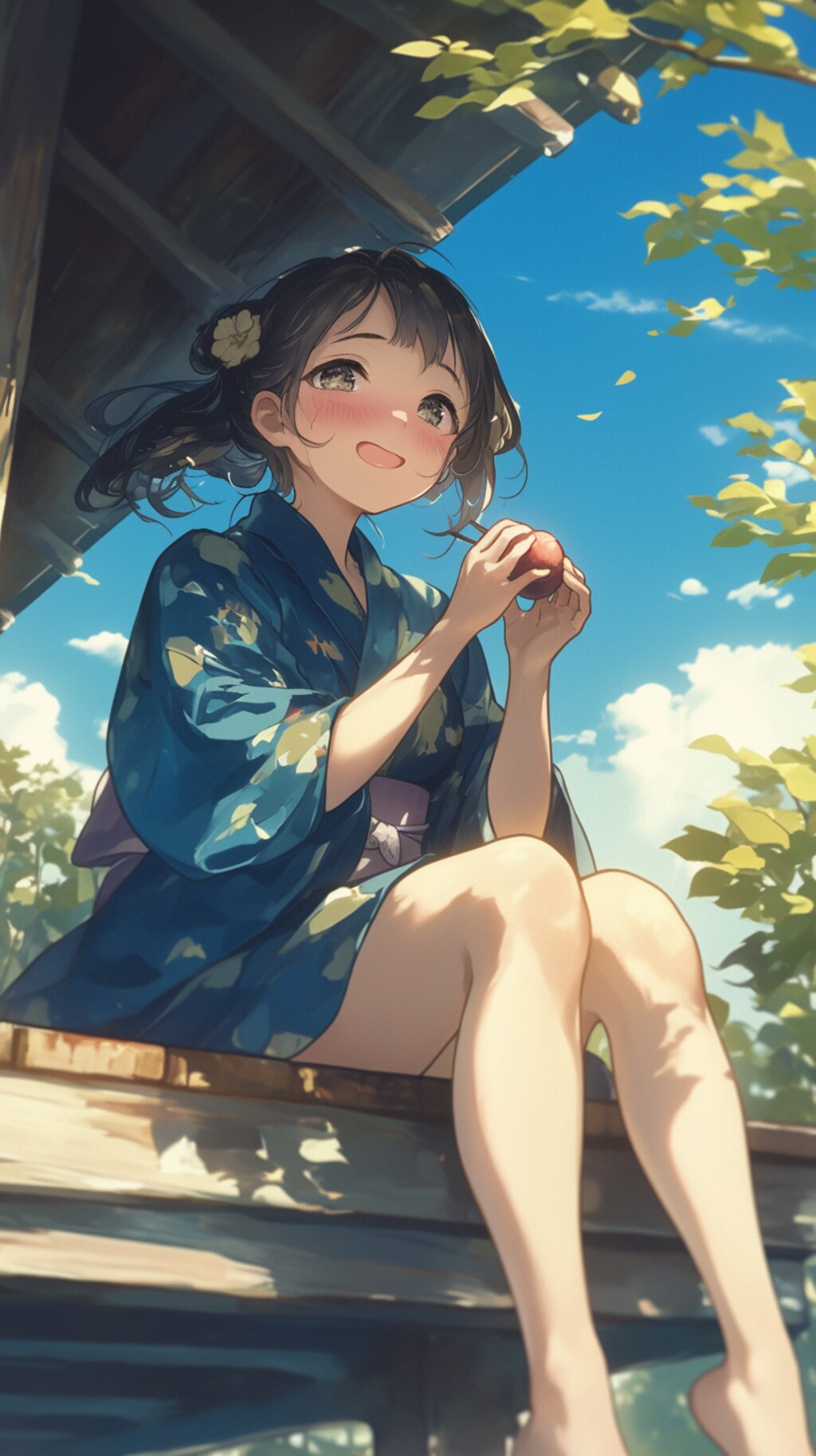 軒先のくま娘🐾