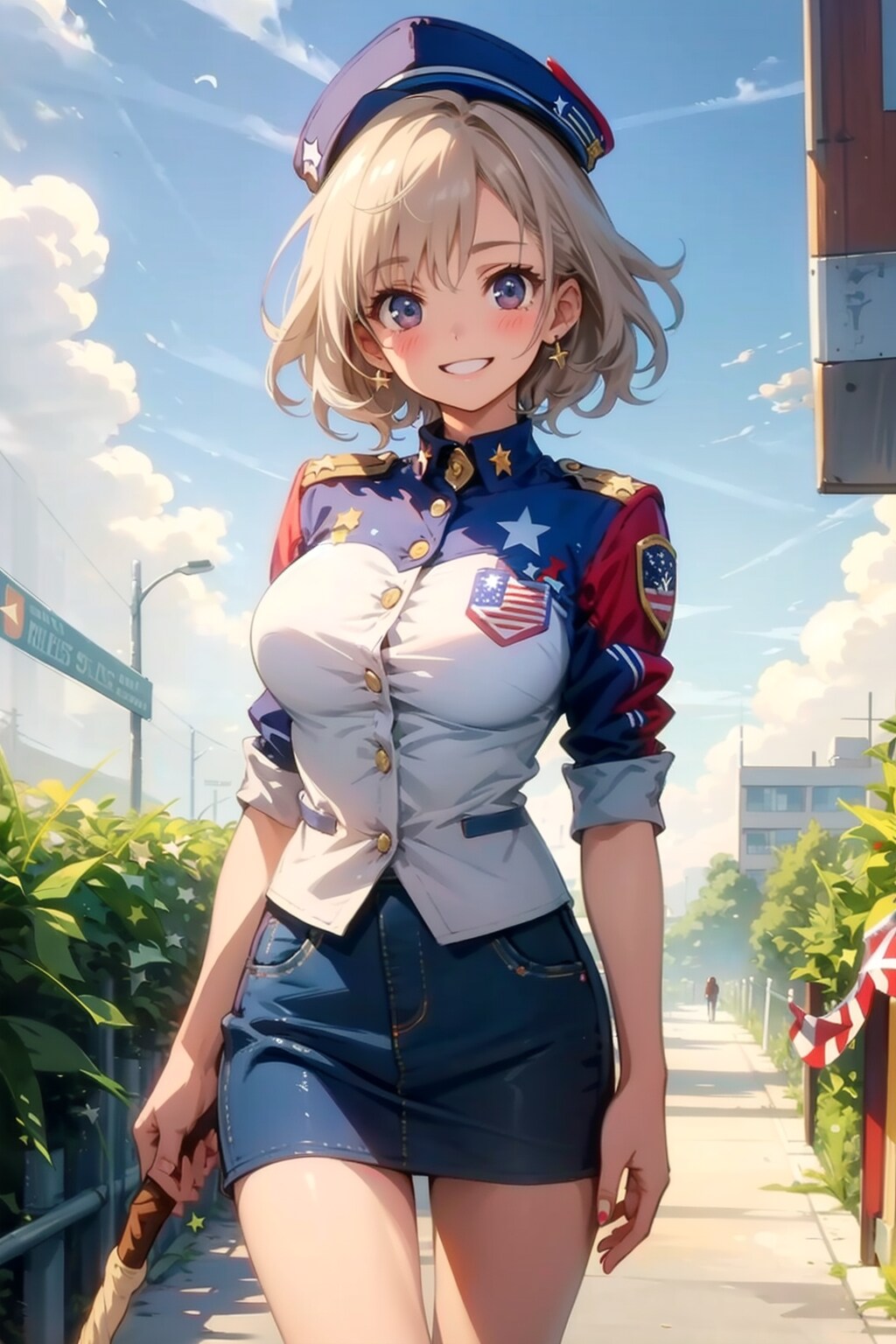 Patriot Girl | の人気AIイラスト・グラビア