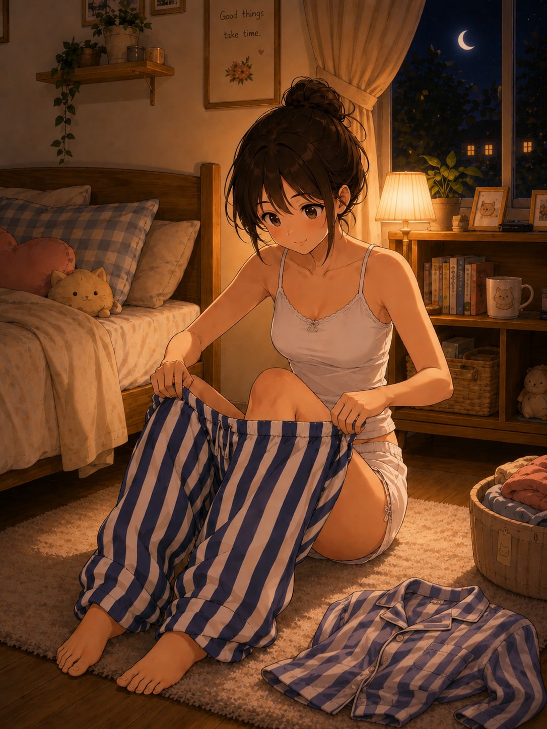 君のパジャマを着る夜