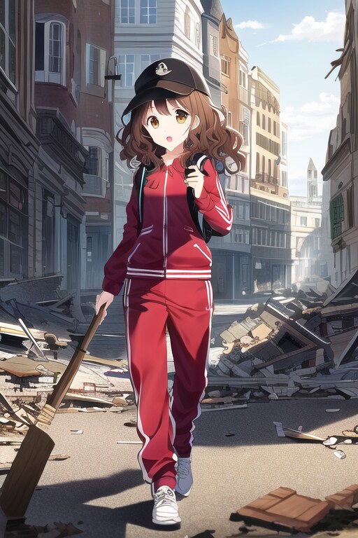 ふわ子 E:その辺にあった木の棒