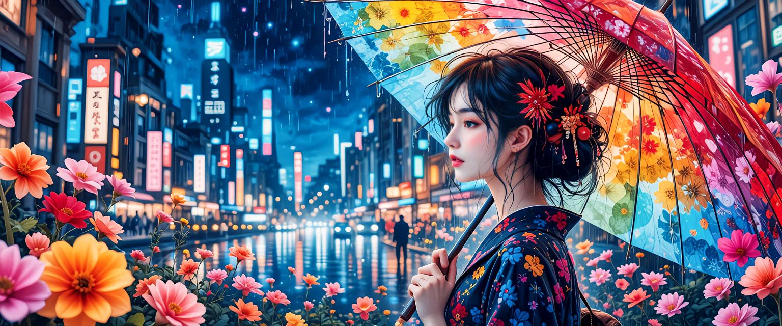 雨の夜