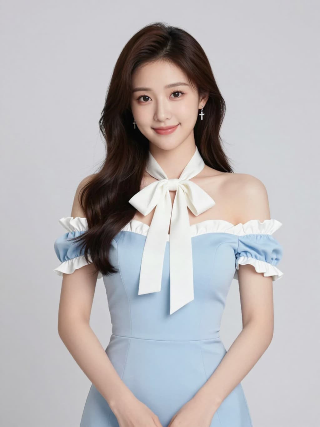 水色ドレスの女神