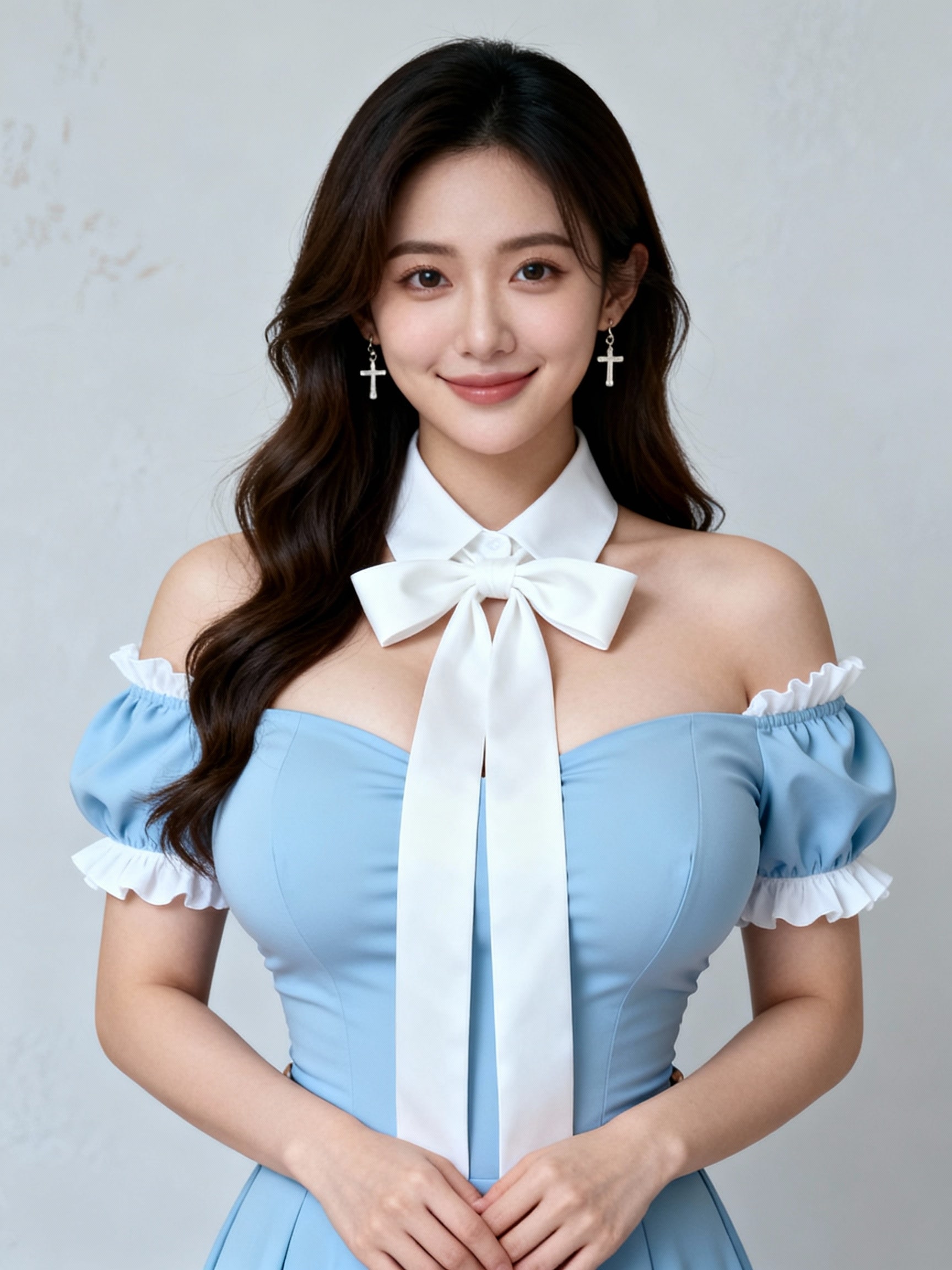 水色ドレスの女神 | の人気AIイラスト・グラビア