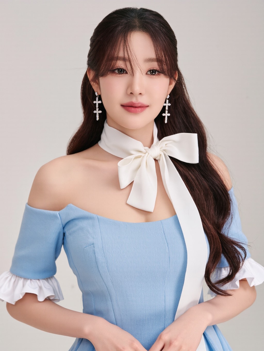 水色ドレスの女神