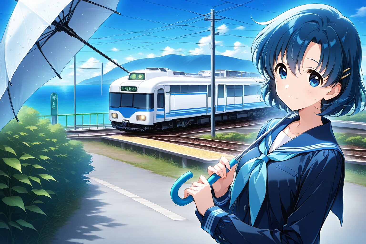 待ち合わせ2 | の人気AIイラスト・グラビア