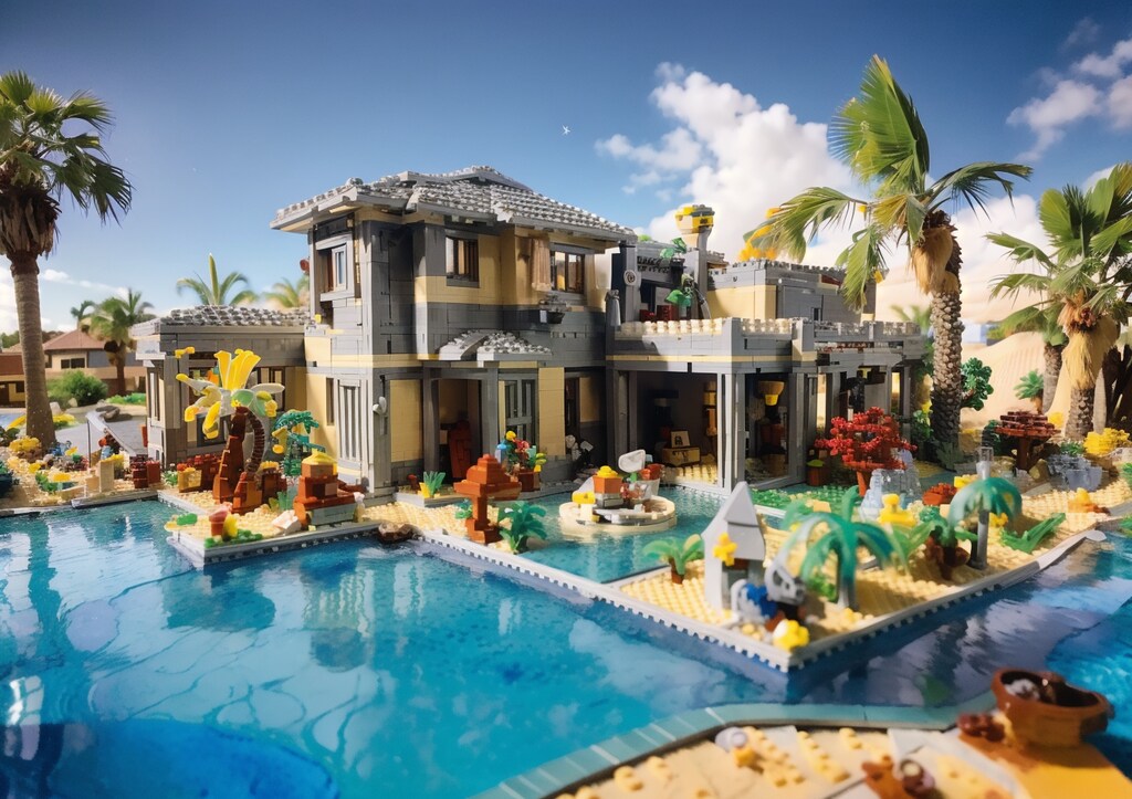 ブロックリゾート地