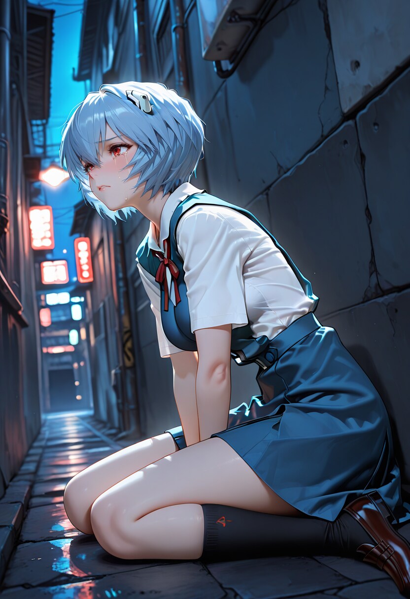 路地裏 | の人気AIイラスト・グラビア