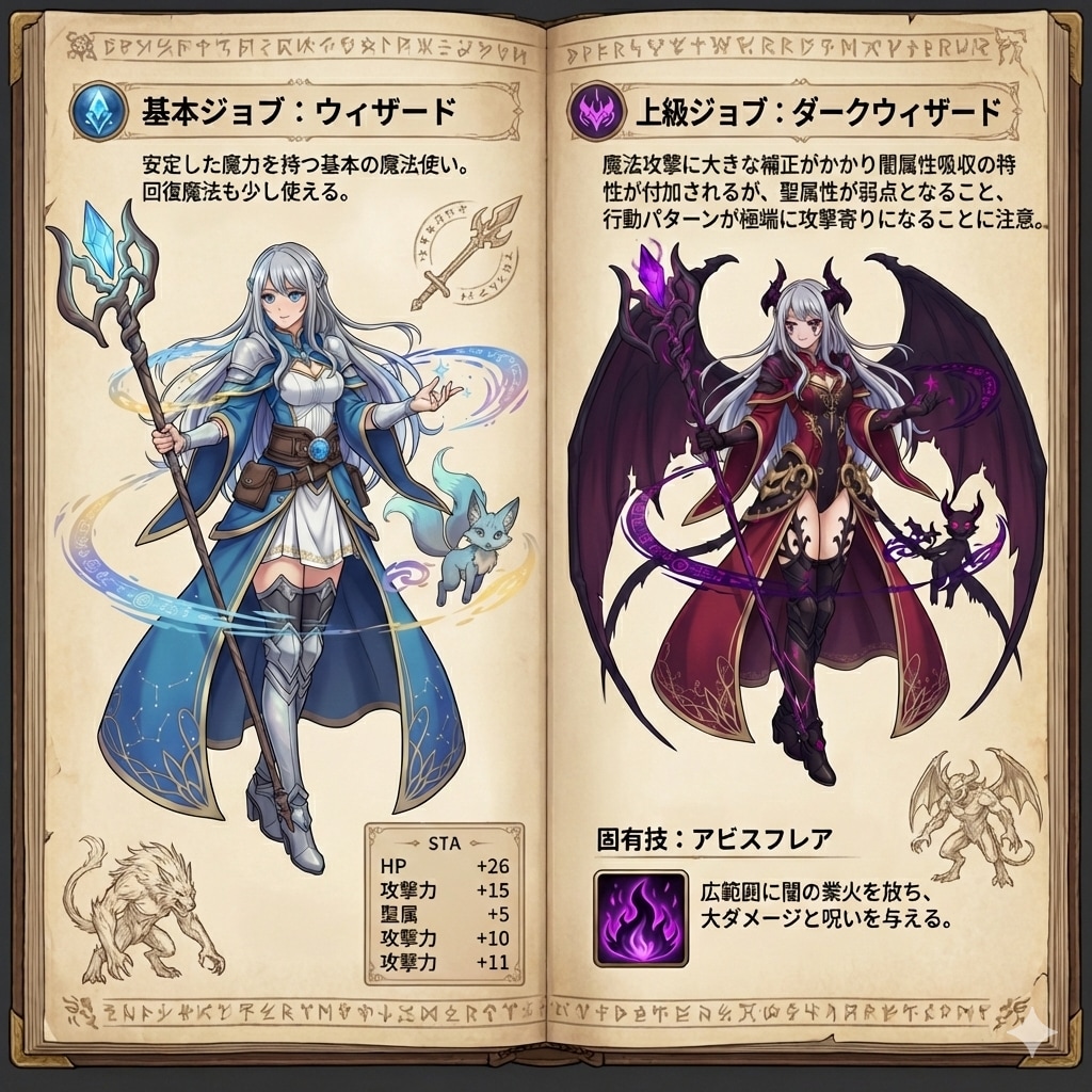 ジョブチェンジの解説