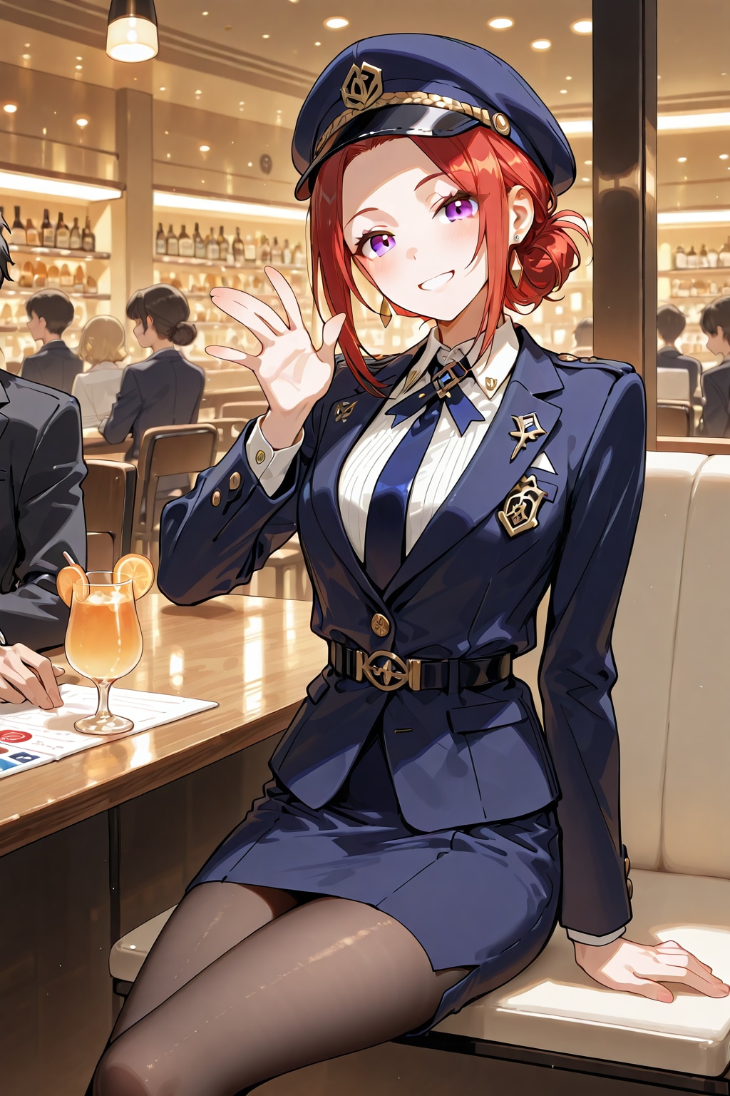 お嬢様バスガイド
