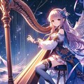 ハープを奏でる美女 8枚目
