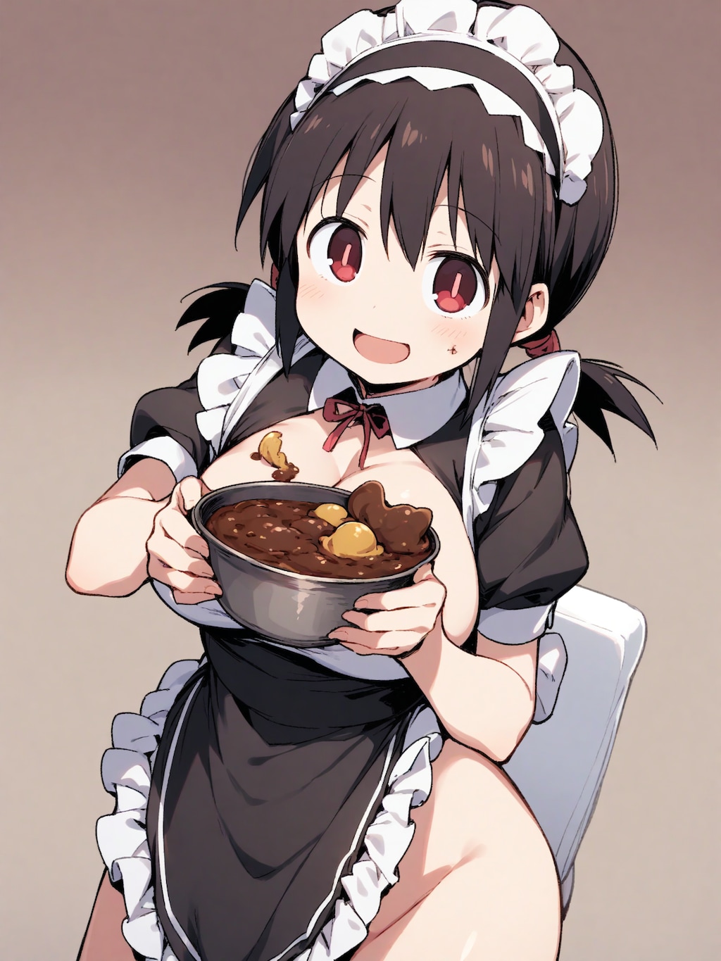 カレー(?)出ました！