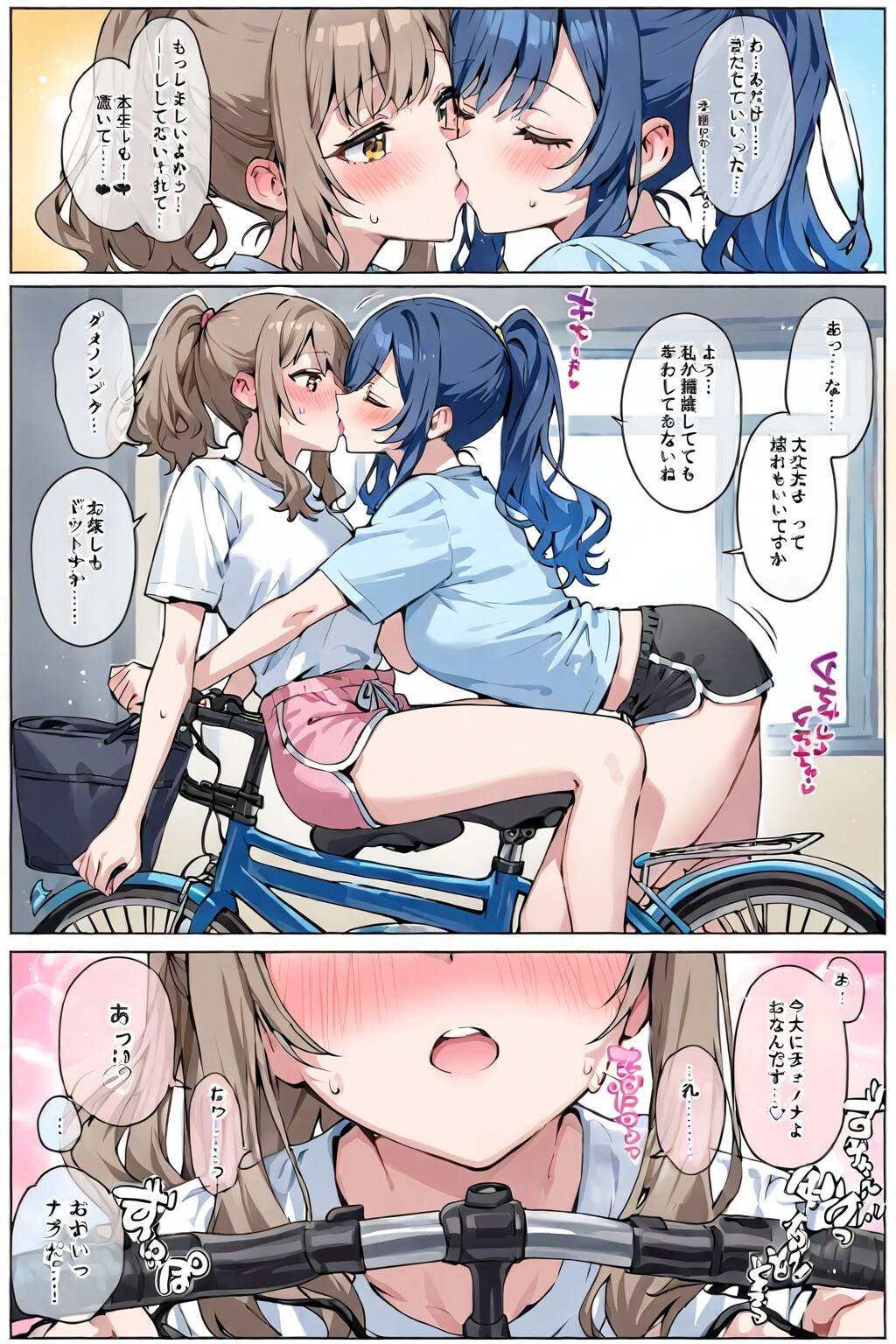 自転車で百合 漫画_LILAC