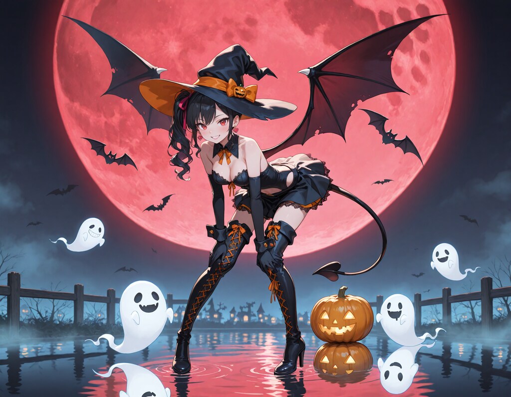 2025ハロウィンの少女