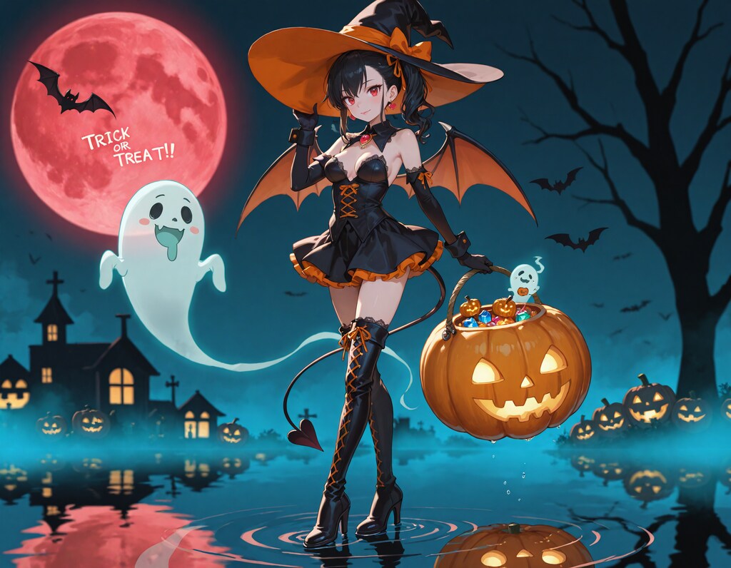 2025ハロウィンの少女