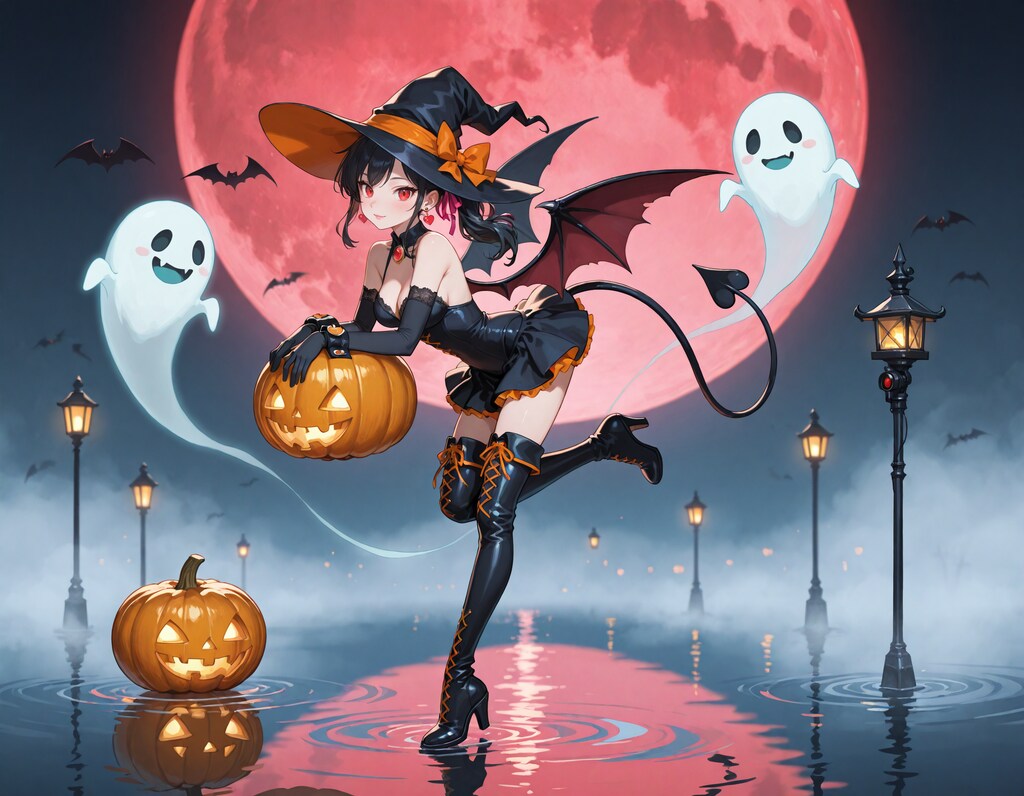 2025ハロウィンの少女