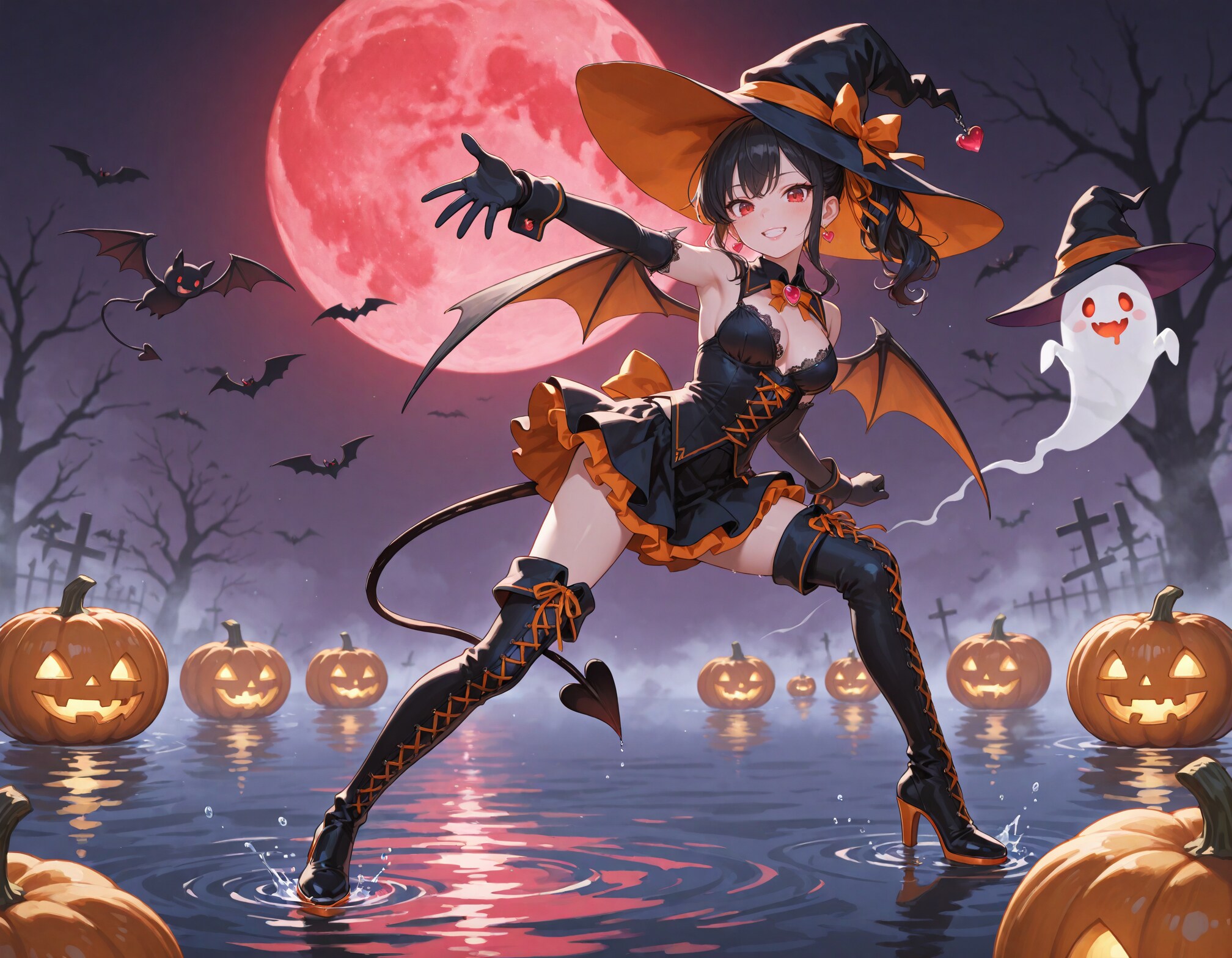 2025ハロウィンの少女