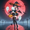 2025ハロウィンの少女 5枚目