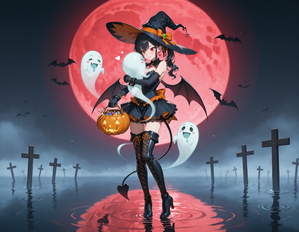 2025ハロウィンの少女