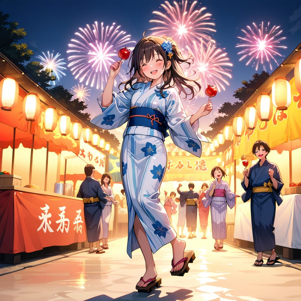 祭り満喫