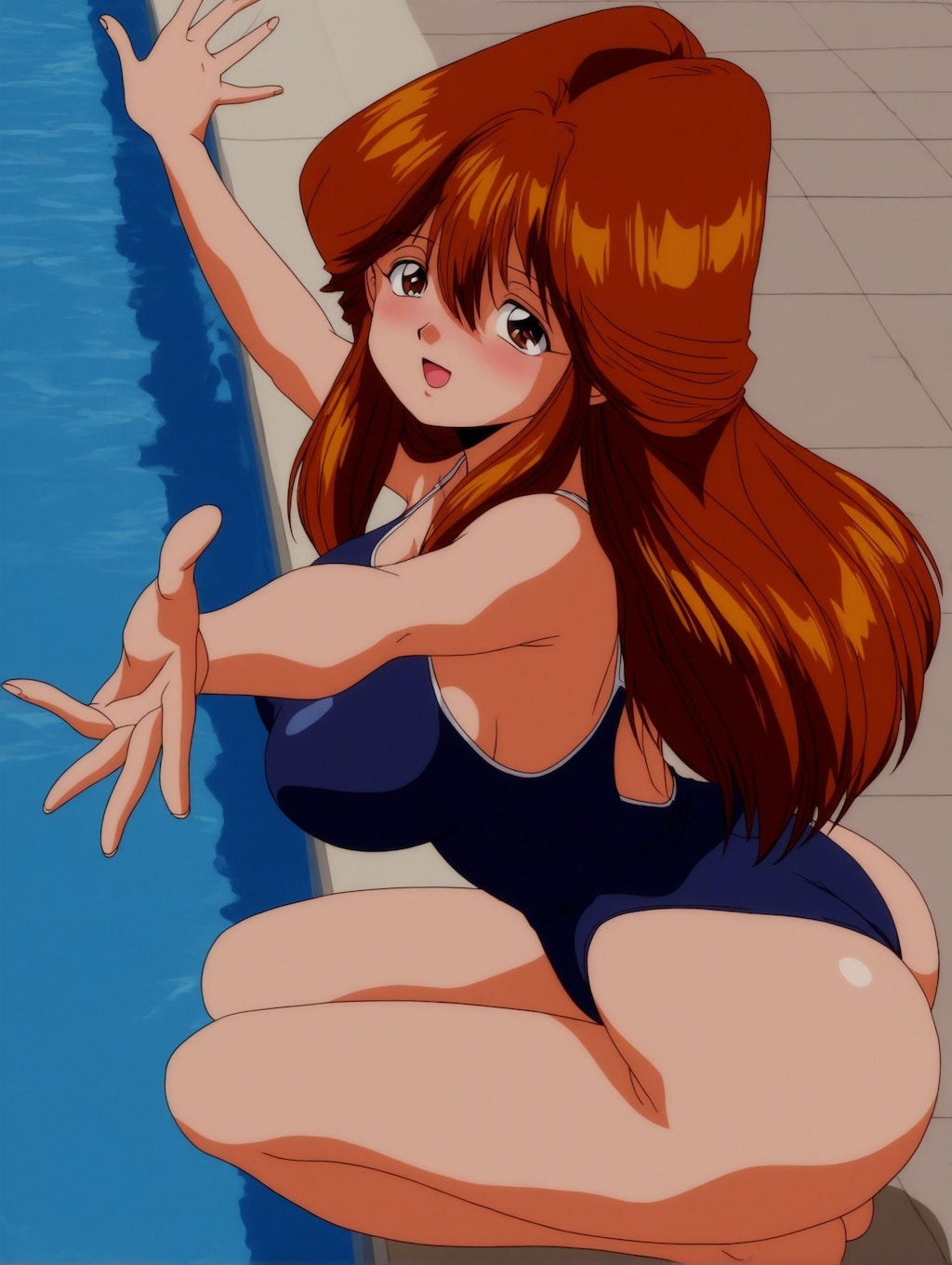 河合伊代菜×スク水