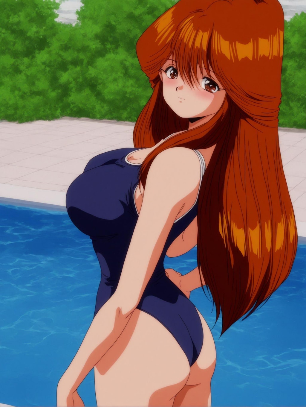 河合伊代菜×スク水