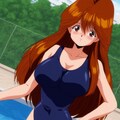 河合伊代菜×スク水 3枚目