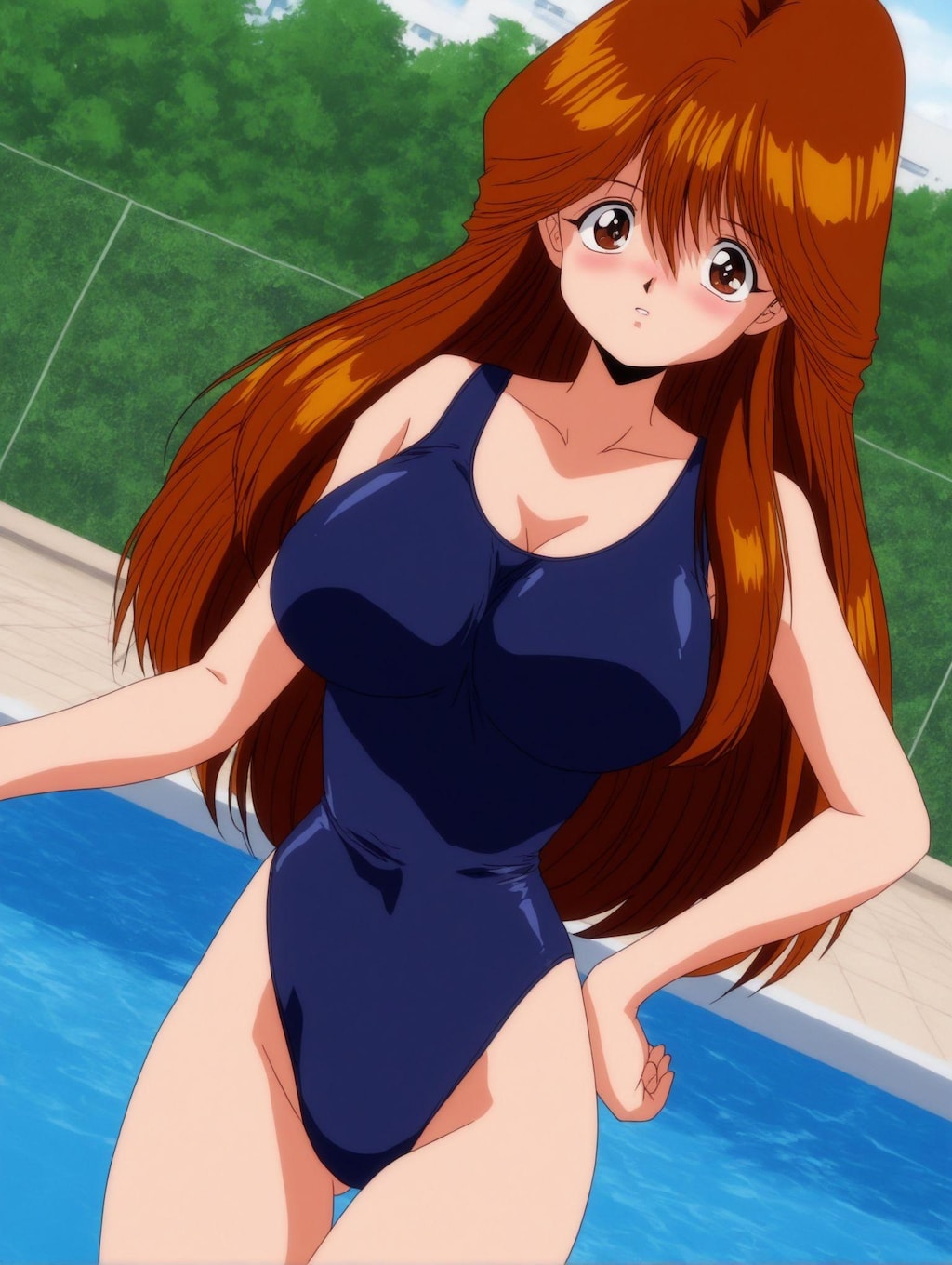 河合伊代菜×スク水