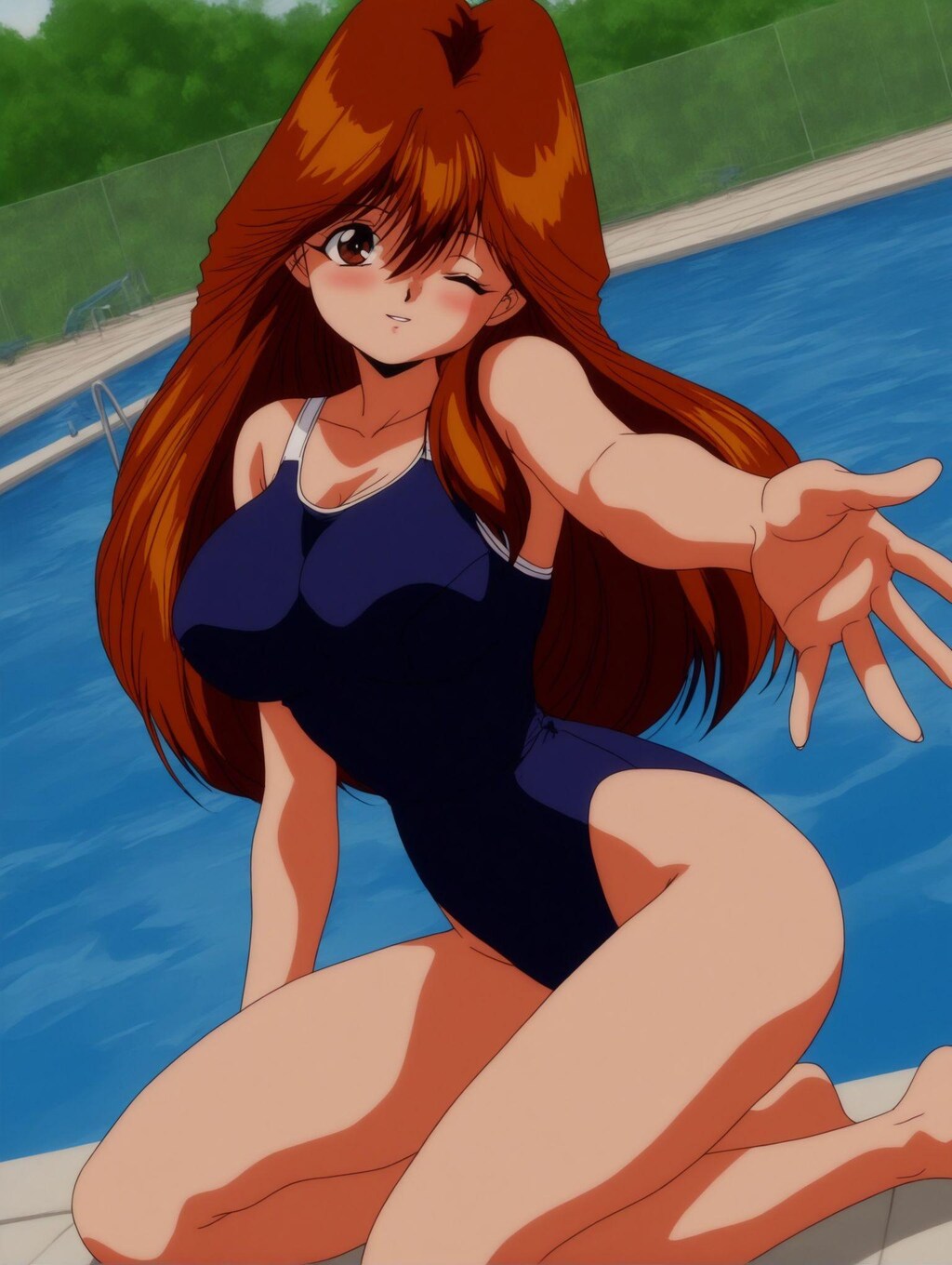 河合伊代菜×スク水