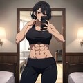 腹筋系女子の自撮り 2枚目