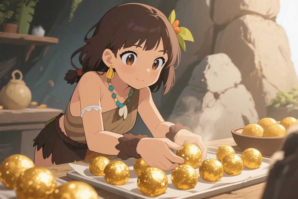 石器時代のキンタマと女の子