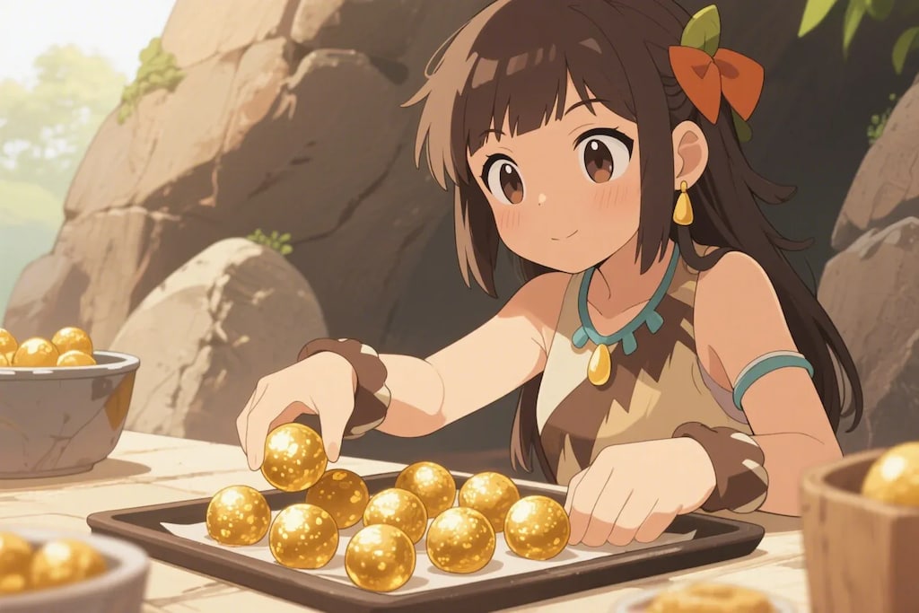 石器時代のキンタマと女の子