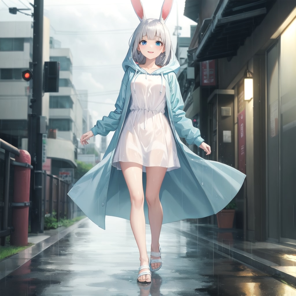 雨、所によりうさ耳