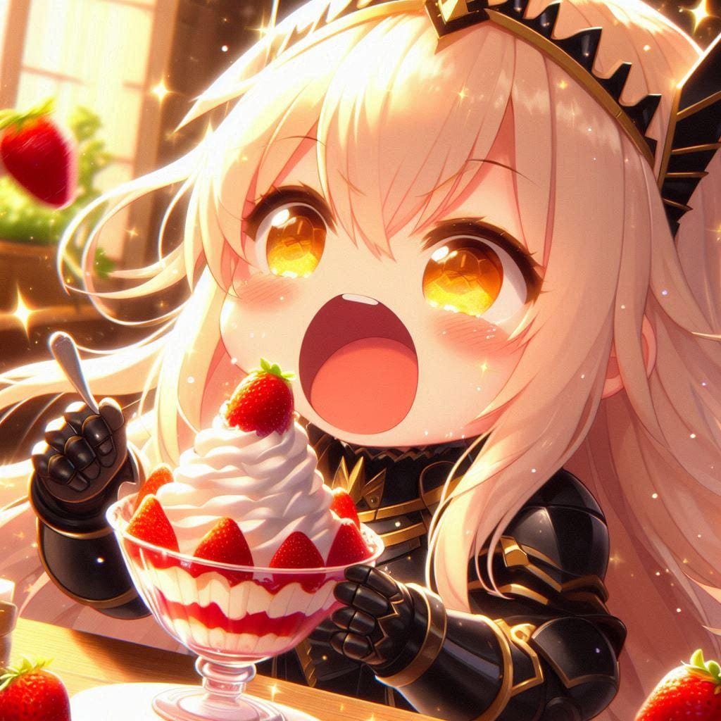 いちごパフェとエリザベス