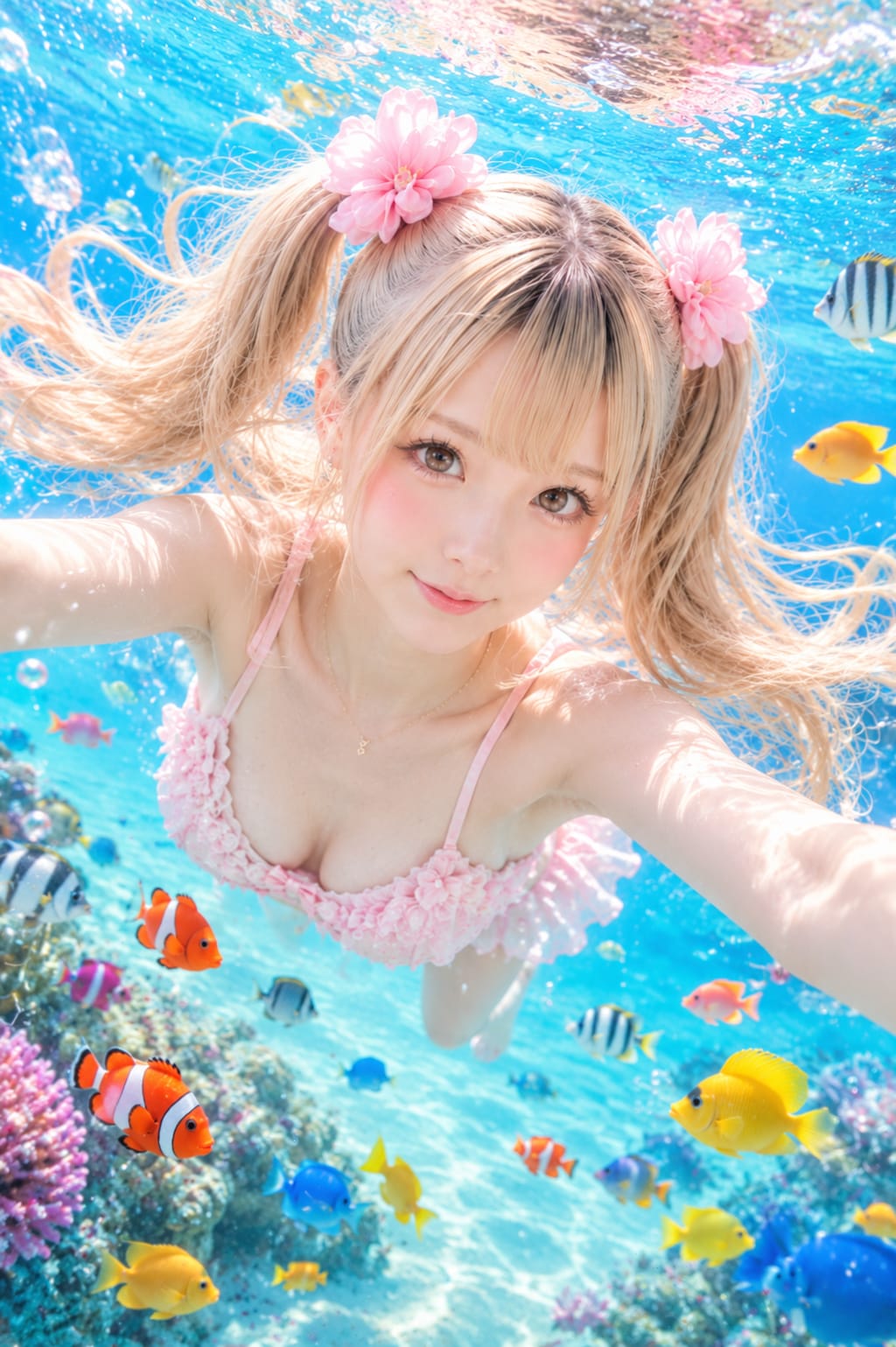 水中散歩♡