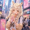 ギャルになったアルパカちゃん 3枚目