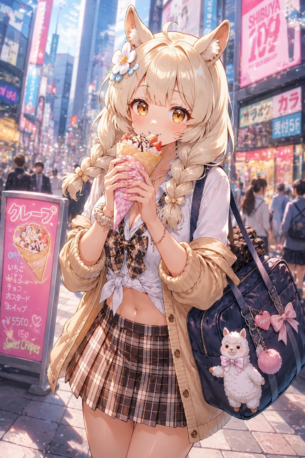 ギャルになったアルパカちゃん