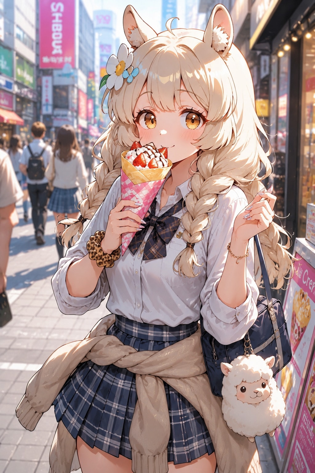 ギャルになったアルパカちゃん