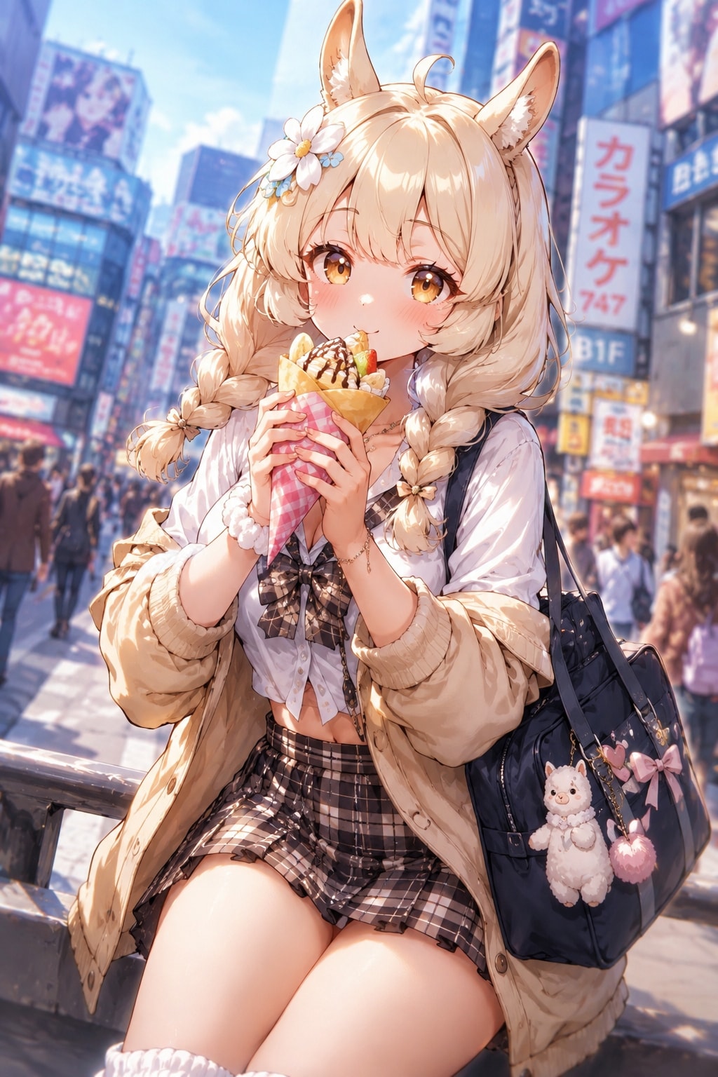 ギャルになったアルパカちゃん