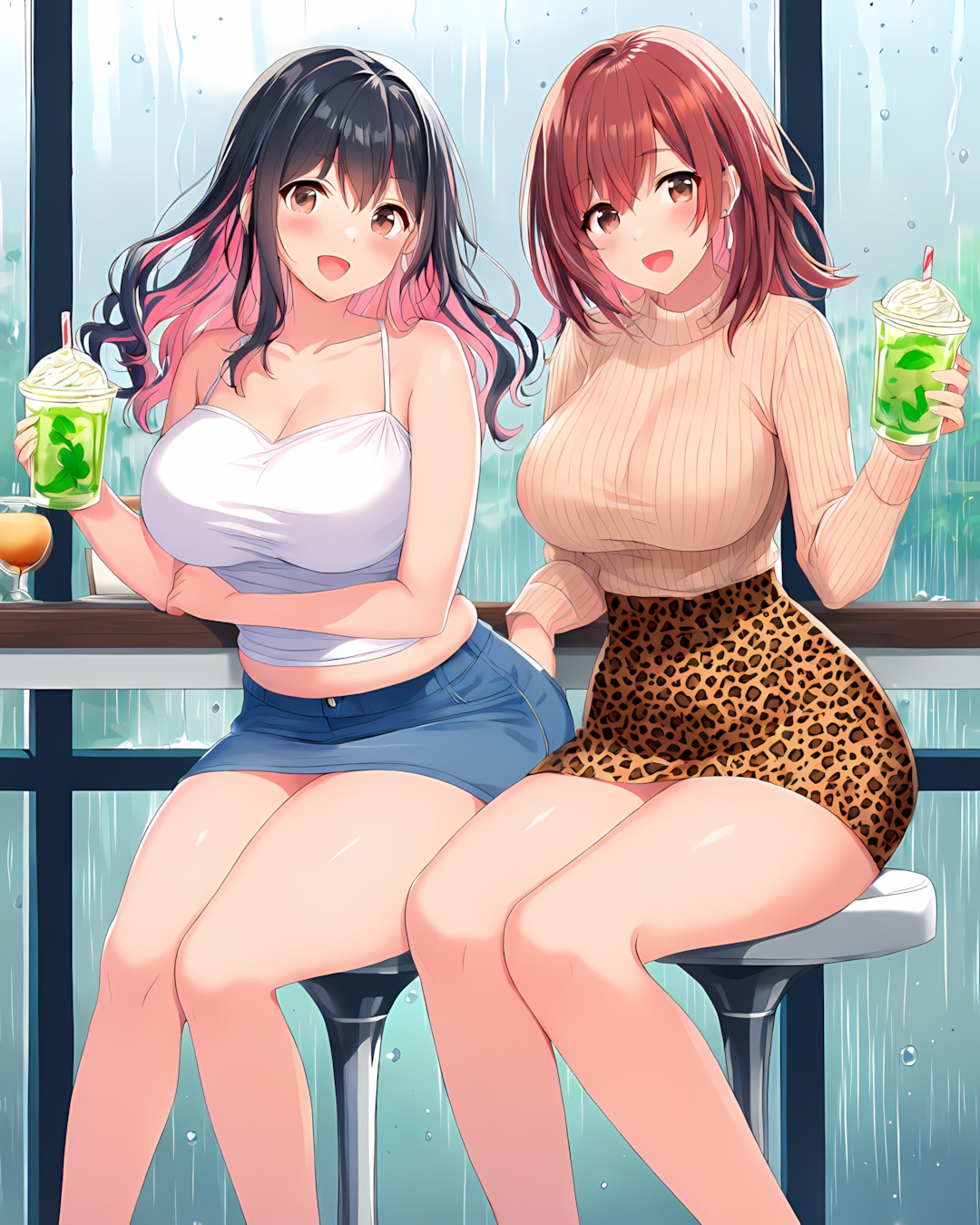 🌿雨の土曜日はミントティーでまったり☕