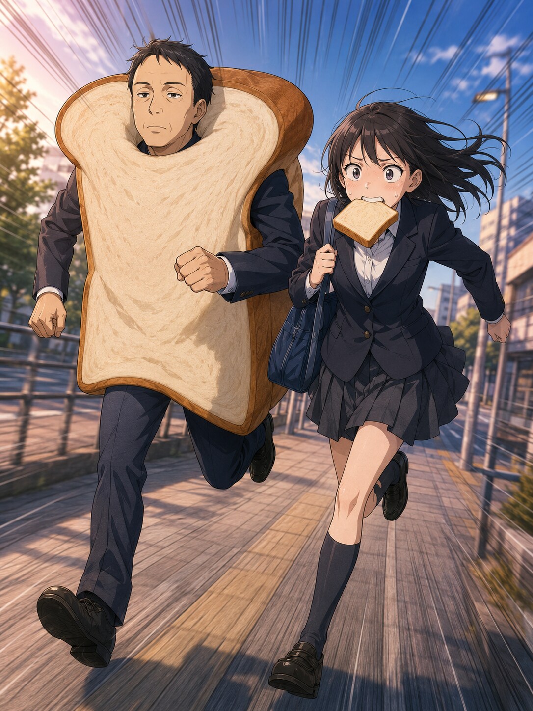 トースト父娘