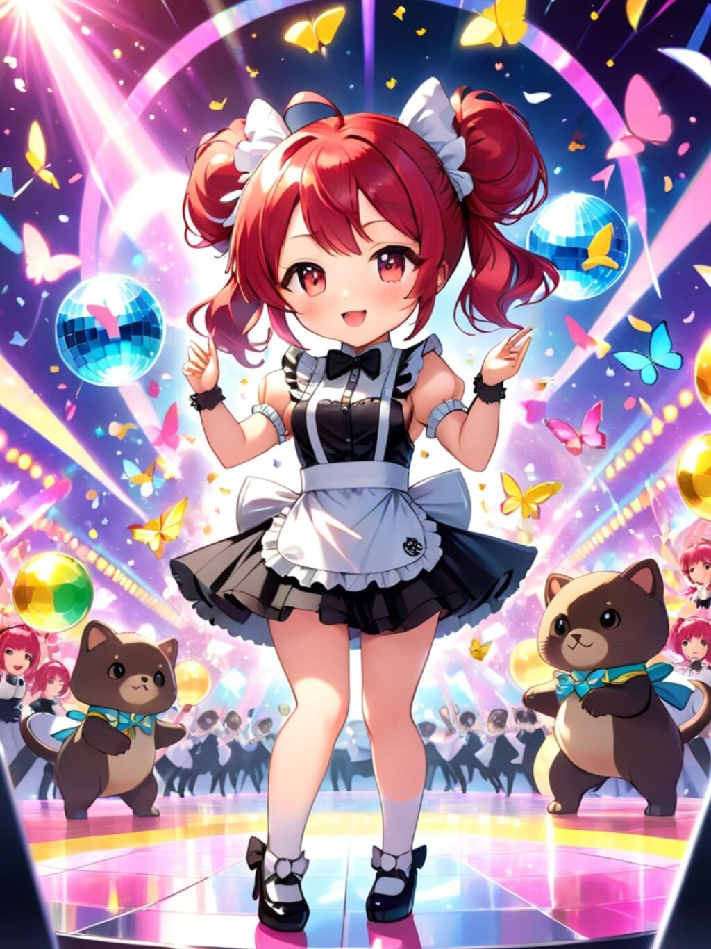 メイドの赤髪ちゃん