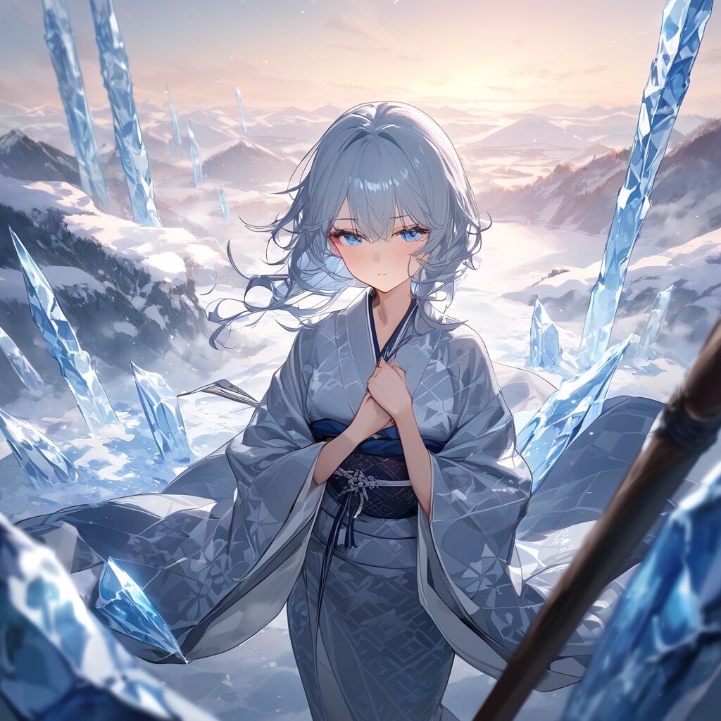 日本の氷使い、雪女 | の人気AIイラスト・グラビア