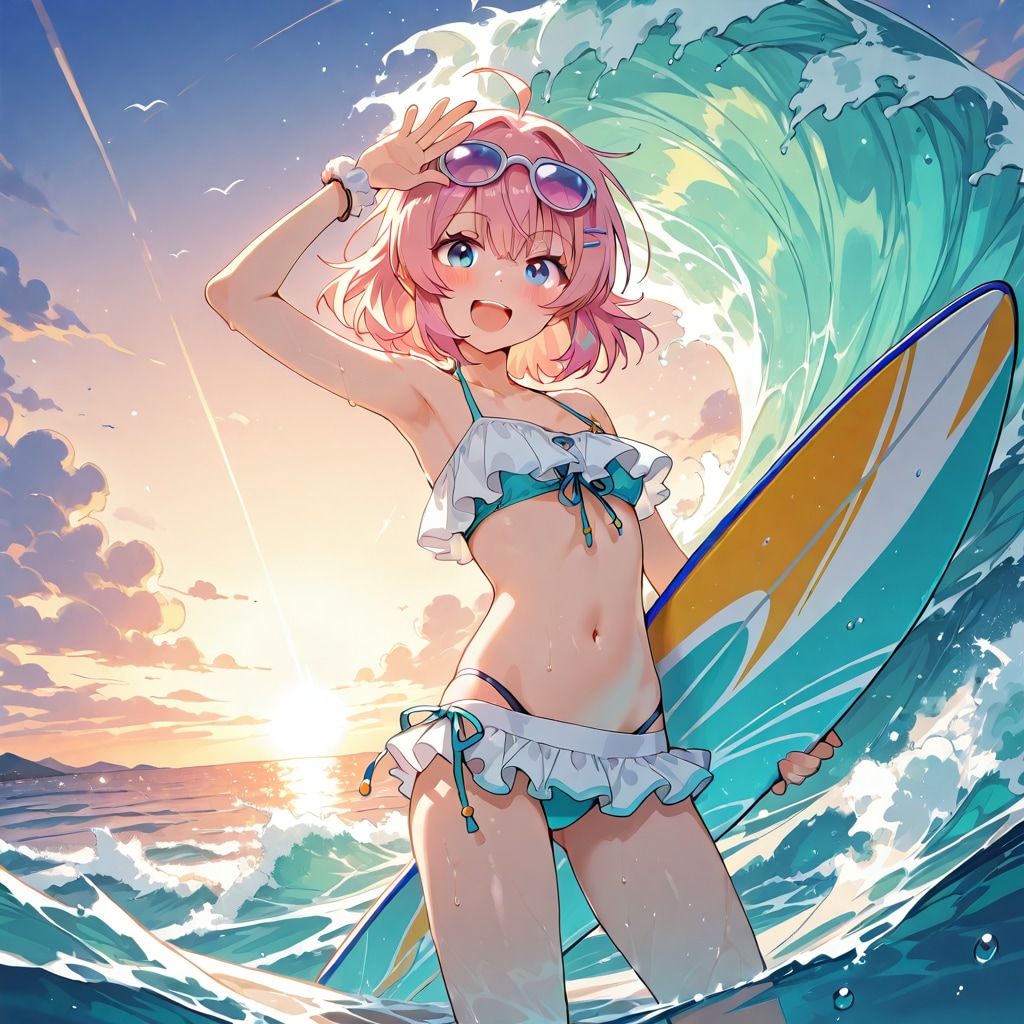 サ―フ女子