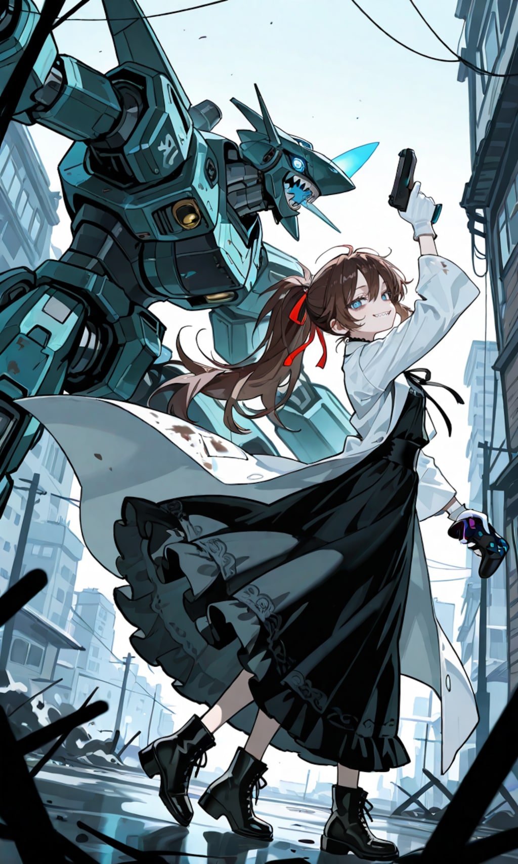 巨大ロボで街を蹂躙