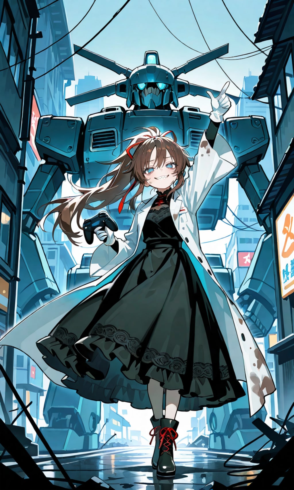 巨大ロボで街を蹂躙