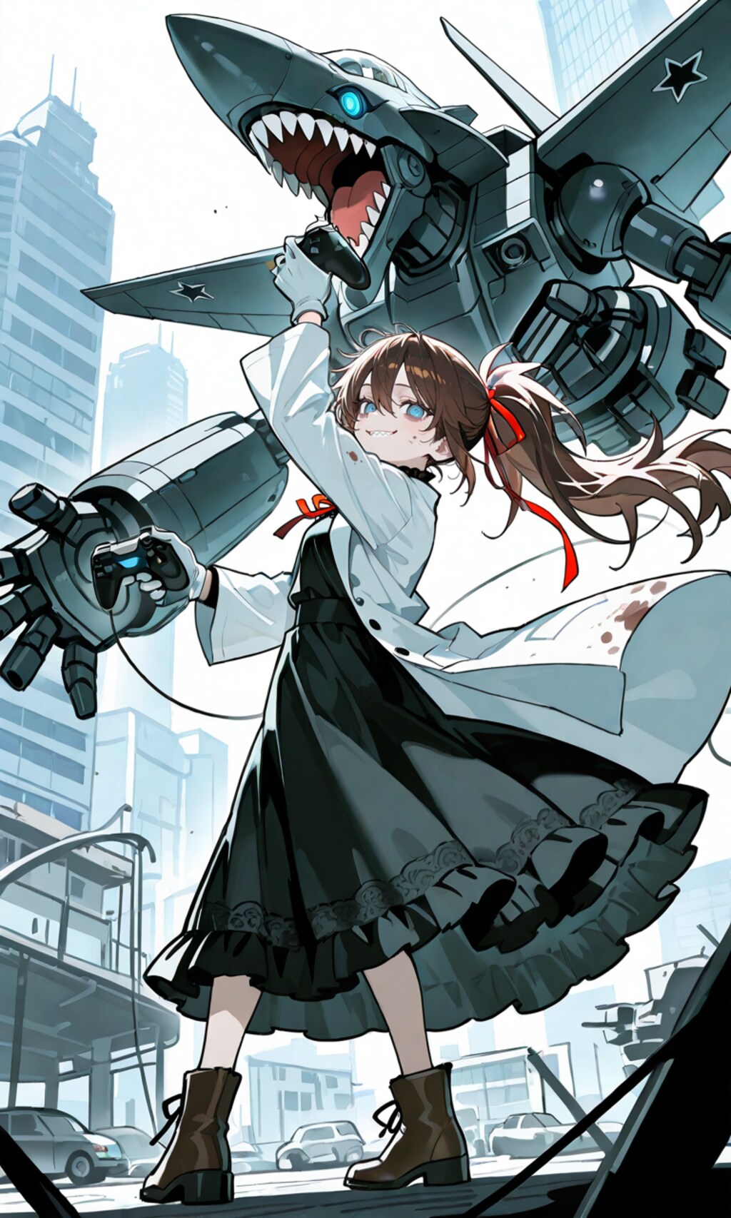 巨大ロボで街を蹂躙