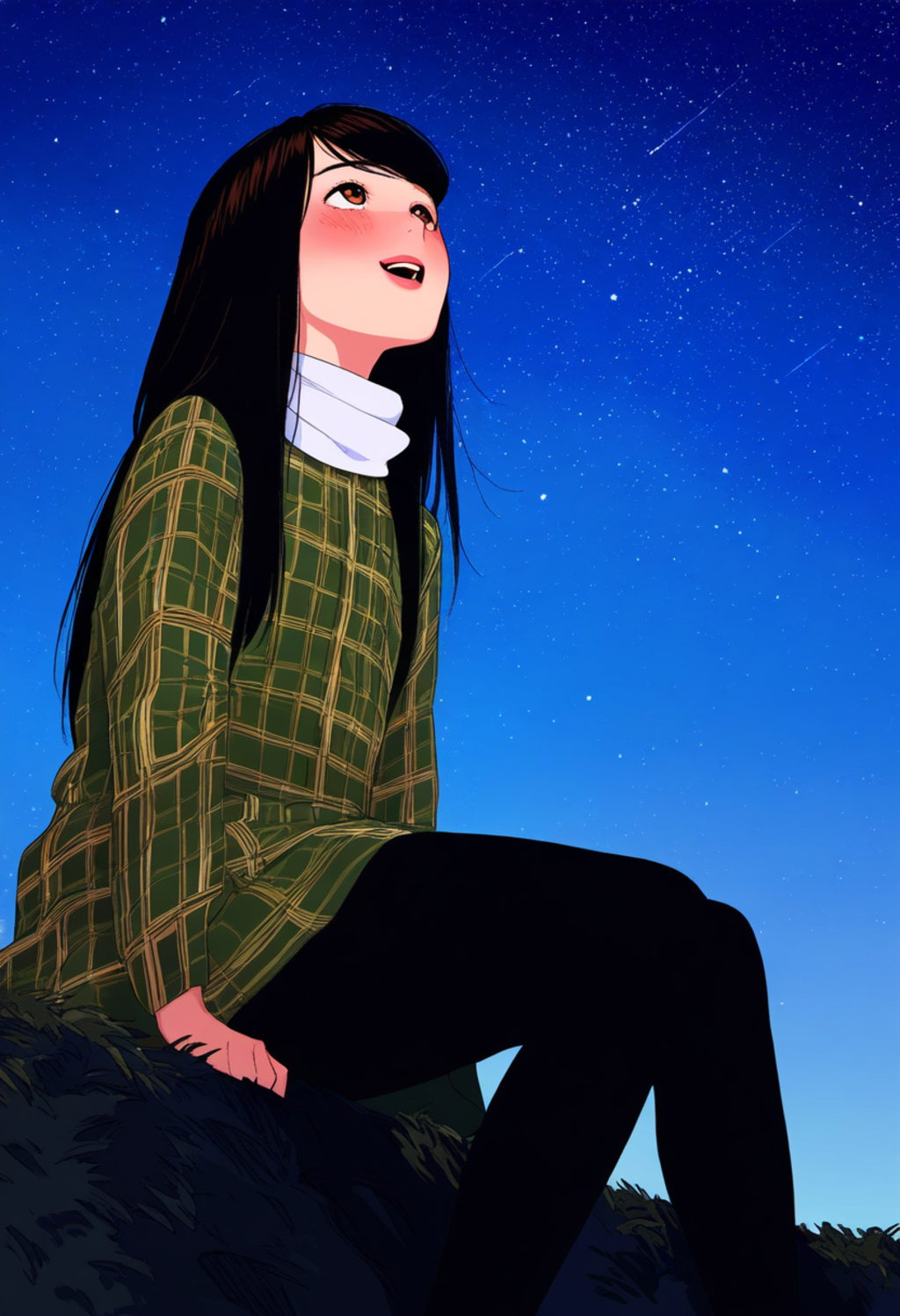 星に願いを (黒髪ロング)