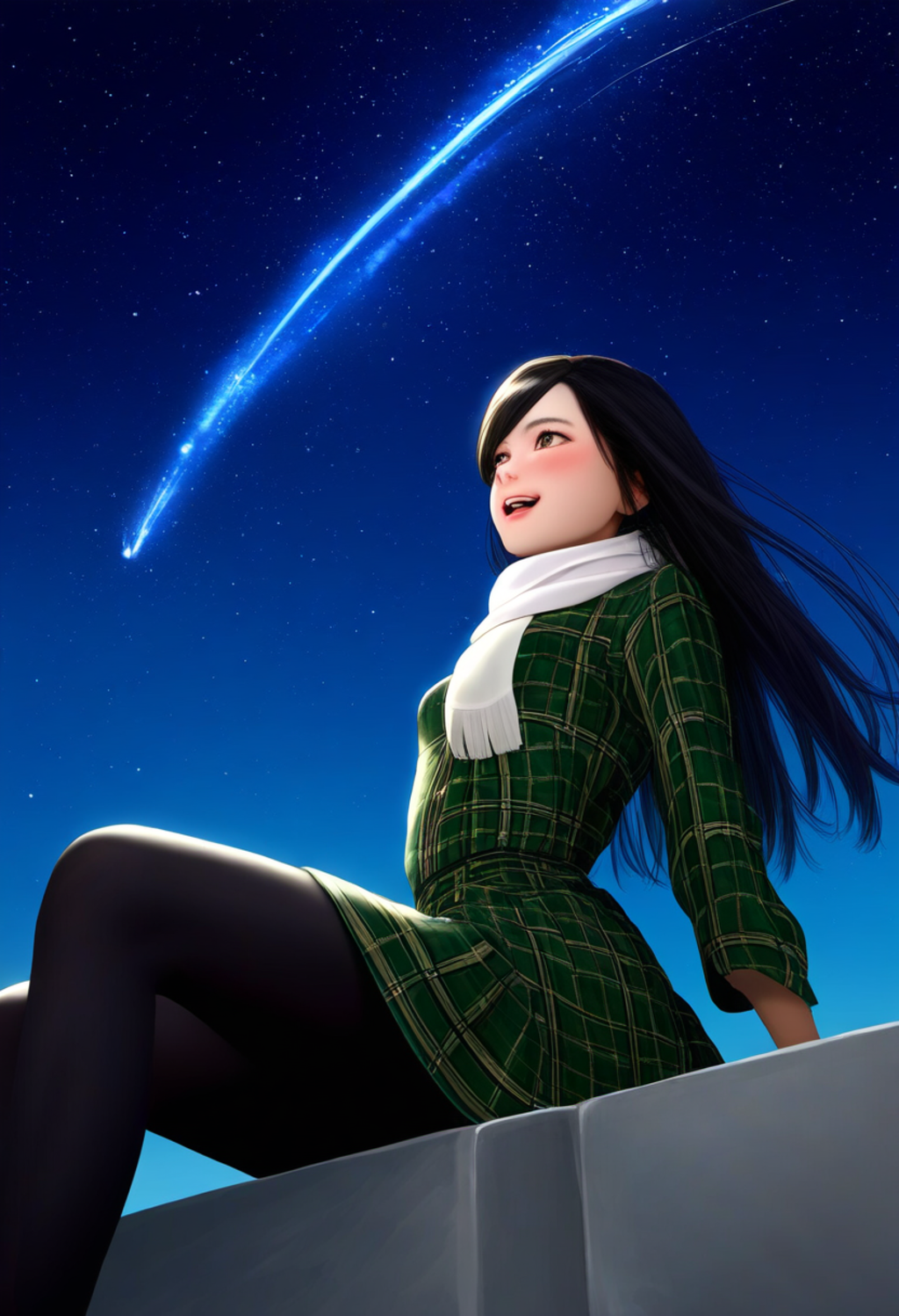 星に願いを (黒髪ロング)